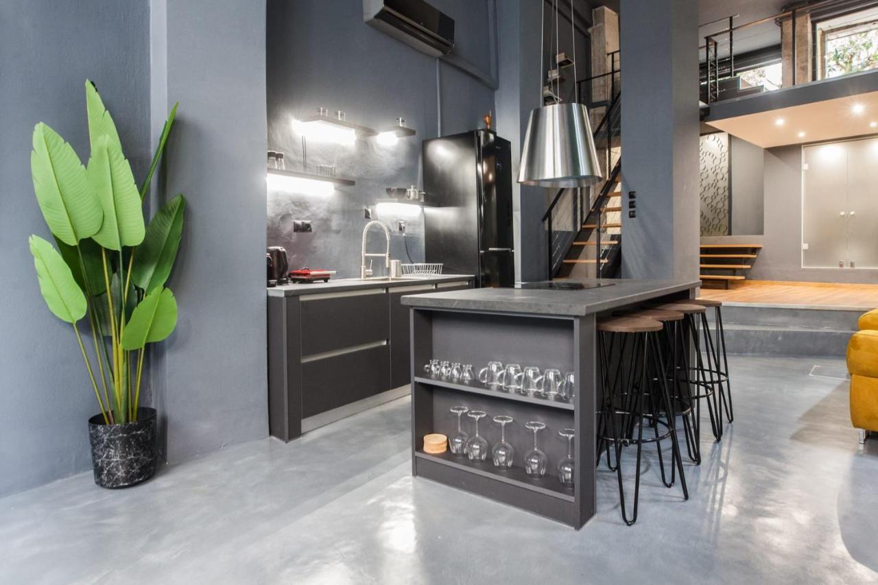 Trendy Industrial Apt Next To Museum Of Acropolis Athens Luaran gambar